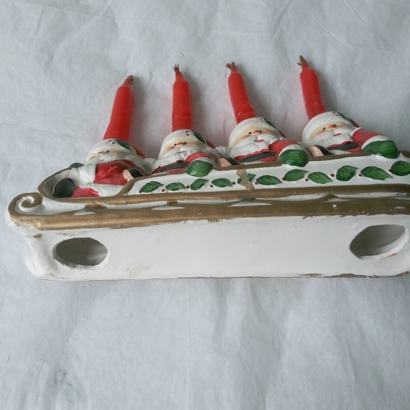 🌲 Vintage Santa's Candles Holder - Picture 3 of 7